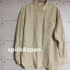 spick＆span 長袖シャツ　ベージュ