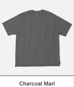 山と道　グレー Tシャツ UNISEX M 100%メリノウール