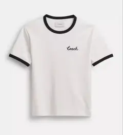 Coach ホワイト Tシャツ 半袖　M