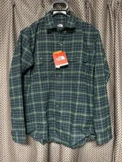 【新品未使用】The North Face グリーン　チェック　シャツ　L