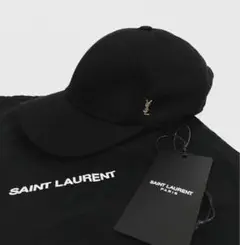 新品未使用 SAINT LAURENT サンローラン ロゴ キャップ