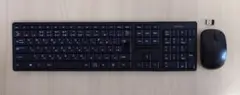 ワイヤレスキーボードとマウスセット