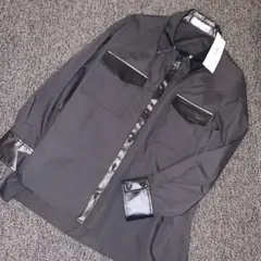 Anside お洒落な黒いシャツ　M 未使用