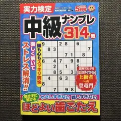 実力検定中級ナンプレ 2025年5月号