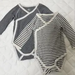 プチバトー PETITBATEAU 長袖あわせボディ 67cm