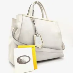 FENDI トゥージュール 白 ハンドバック 2way ショルダーバック A4可