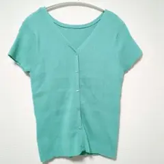 ジャスグリッティー JUSGLITTY Ｖネック ニット 半袖