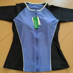 BENETTON 水着青/黒 ショートパンツ付き