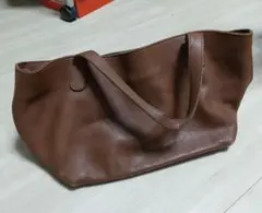 MaxMara ブラウン 茶 トートバッグ ハンドバッグ 本革