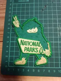 NationalPark国立公園Yetiビッグフットキャラクター刺繍ワッペン