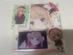 一番くじ　しぐれうい　色紙　ステッカーセット