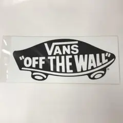VANS バンズ　ステッカー　BLACK 黒　ブラック　大　正規品　本物