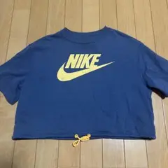 NIKE ブルー クロップドTシャツ Sサイズ