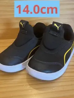 Puma スリッポンシューズ 黒/黄