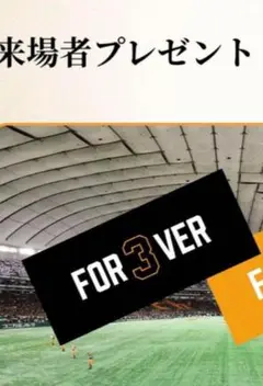 FOR3VER 応援タオル 未使用