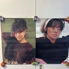 中森明菜ポスター/田原俊彦/近藤真彦　ポスター2枚