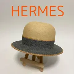 エルメス HERMES パナマハット ストローハット レディース