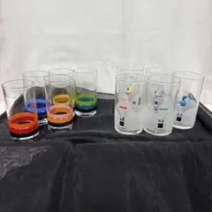 ピエールカルダン　グラス10セット　未使用品　昭和レトロポップ　vintage