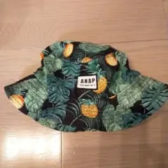 ANAP キッズ バケットハット パイナップル柄