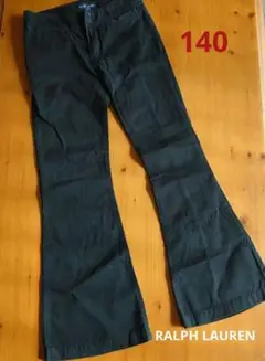 Ralph Lauren ラルフローレン フレアパンツ ブーツカット 黒 140