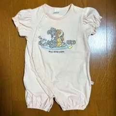 Cottoli×ディズニー*わんわん物語*半袖ロンパース*50-60サイズ*美品