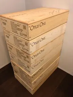 【OPUS ONE】ワイン木箱（空箱）6本用　※価格は2箱分