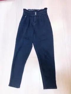 グレイル♡GRL フリル　ハイウエスト デニムパンツ