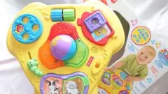 ★Fischer-Price★音と光の指遊びがいっぱいテーブル★