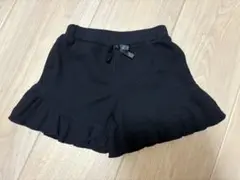 アプレレクール　フリル付きブラックショートパンツ 110