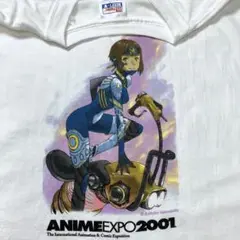 【XL】00s アニメエキスポ 2001 Tシャツ ヴィンテージ 山下明彦