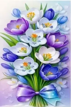ダイヤモンドアート　花束