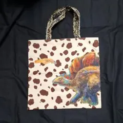 恐竜デザイン　トートバッグ　ハンドメイド