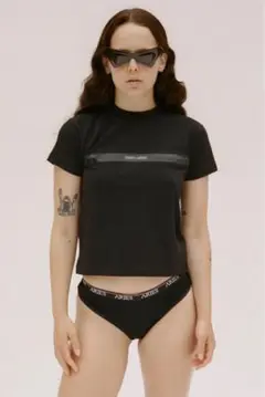 新品 Aries ロゴ zip tee Tシャツ