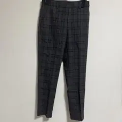 UNIQLO チェック柄　アンクルパンツ