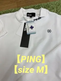 新品正規品【PING/M】長袖モックネックシャツカットソーハイネックインナー