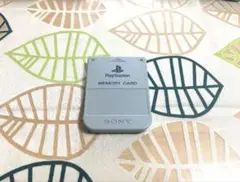 PS1　プレイステーション1用　ソニー純正　メモリーカード　グレー　2枚セット