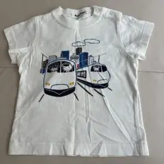familiar 電車プリント Tシャツ 90cm