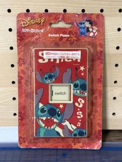 ディズニー　リロ&スティッチ　スイッチカバー　1穴用