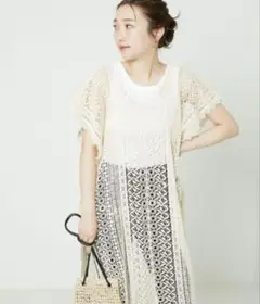 FREAK'S STORE インドケミカルレースベストワンピース