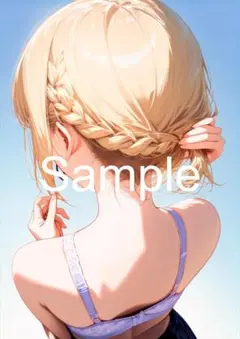 A4サイズアートポスター 1点もの 美女ポスター最高品質 E-K-５１