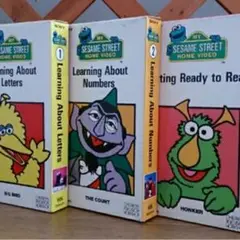 ★セサミストリート 英語 ビデオシリーズ3本セット まとめて 英会話★