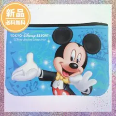 【本日発売☆】ミッキー ポーチ ディズニー パークチケットデザイン 新品