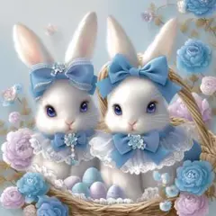 ❣️再販❣️パネル生地　うさぎ8柄　即購入⭕️