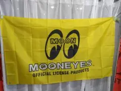MOONEYES バナーフラッグ イエロー