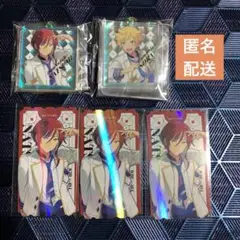 あんスタ　逆先 夏目　春川 宙　クリアホロチャーム　チケット風ホロカード