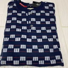 新品Munsingwear ネイビー 長袖パジャマ Sマンシングウエア