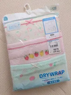 【新品未開封】DRYWRAP 120cm いちご柄 肌着 3枚組 120