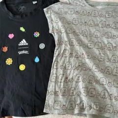 adidas Tシャツポケモンコラボ&すみっこぐらしT150くらい