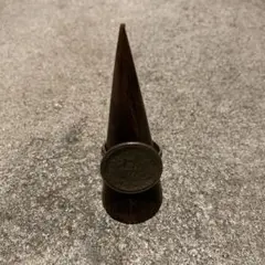VINTAGE ヴィンテージ コインデザイン真鍮リング/ジュエリー