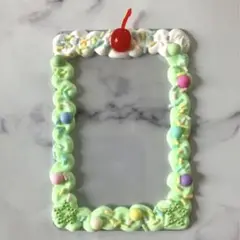 ホイップデコケース　デコトレカケース　クリームソーダ　[054]